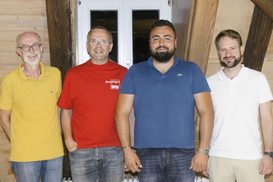 vlnr: Edgar Kunzmann, Andreas Beier, Onur Bangus und Jost Claßen