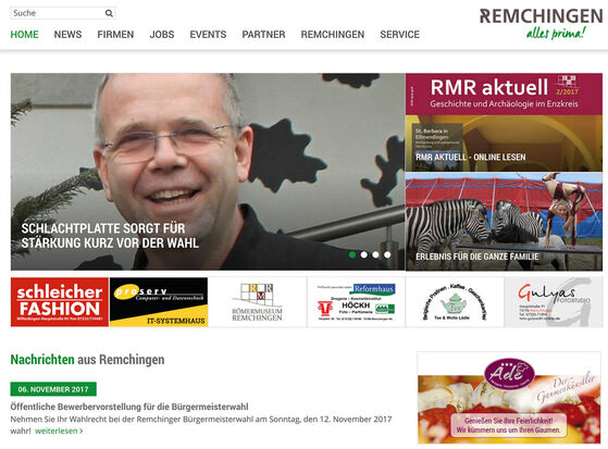 Der "Aufmacher" bei Remchingen-prima