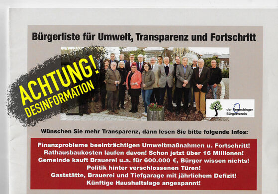 Die Fake und Fiktionssammlung der Bürgerliste